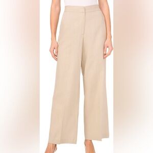 NWOT Halogen Cream Wide-Leg Pants